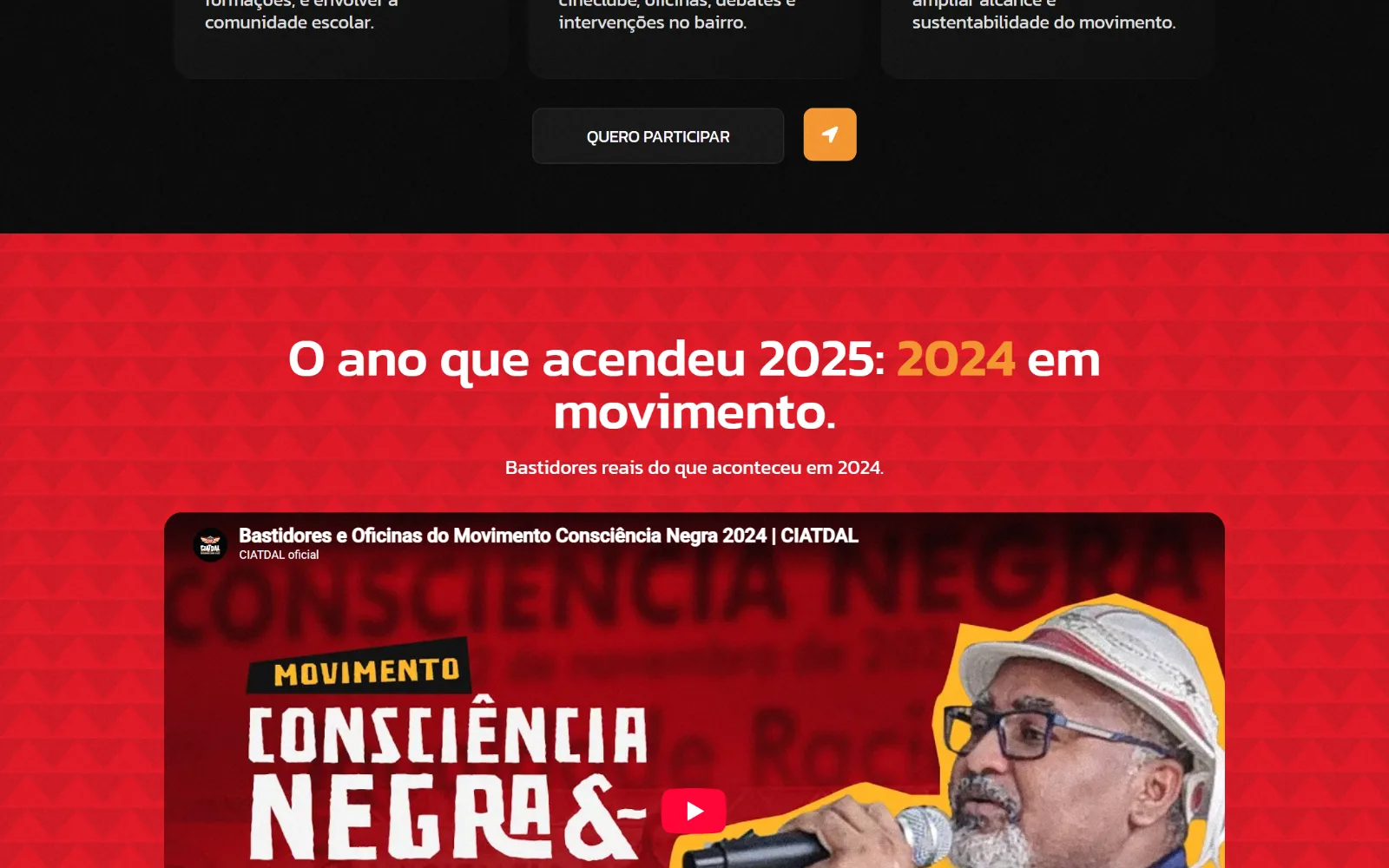 A retrospectiva de 2024, com o vídeo dos bastidores.